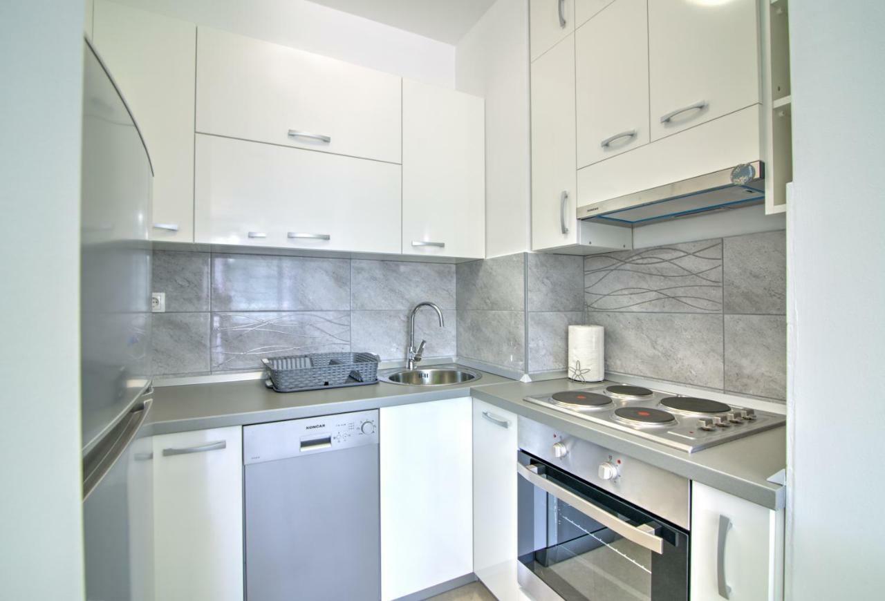 Apartment Waves-Villa Sunce 塞尼 外观 照片