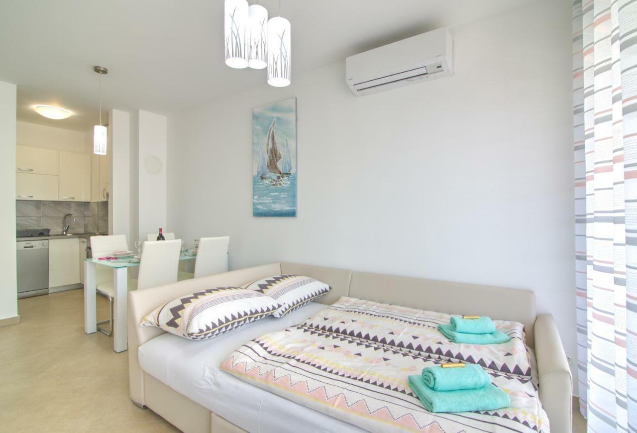 Apartment Waves-Villa Sunce 塞尼 外观 照片